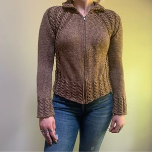 PLUCK Paris ~ 100% Pure New Wool Chunky Knit Sweater